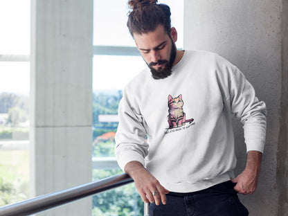 Mπλούζα Unisex (Crewneck) - Γιατι έτσι θελει το καττιν (σε 3 χρώματα)